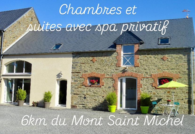Courtils Le Relais De La Hardiesse 6Km Mont St Michel - Chambres Doubles - Suite Spa Privatif מראה חיצוני תמונה